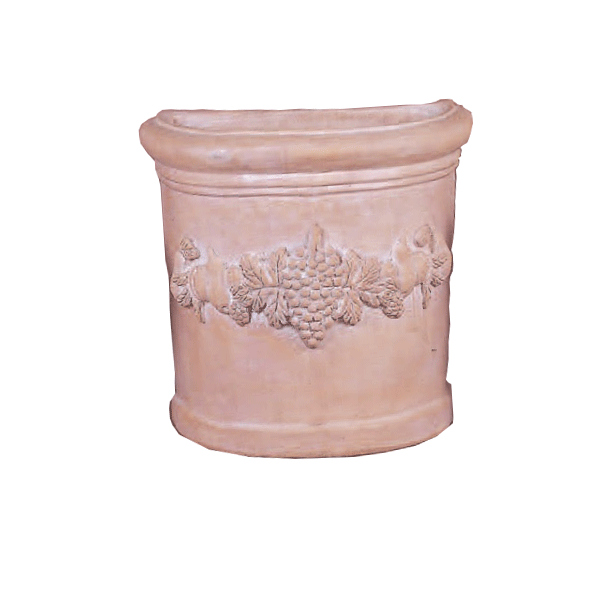 Frutta Wall Pot Cast Stone Outdoor Garden Planter Planter Tuscan 