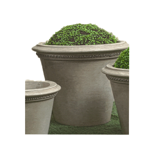 Corona Large Outdoor Cast Stone Planter Planter Tuscan 