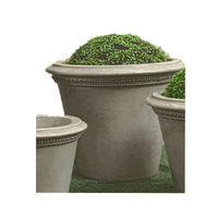 Thumbnail for Corona Large Outdoor Cast Stone Planter Planter Tuscan 