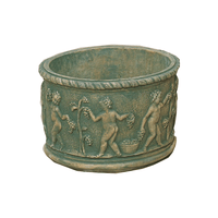 Thumbnail for Grape Harvest Cast Stone Outdoor Garden Planter Planter Tuscan 