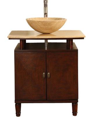 Silkroad 29" Modern Single Sink Bathroom Vanity Vanity Silkroad Exclusive 