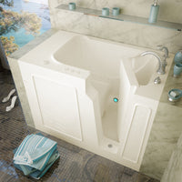 Thumbnail for MediTub 2952RBA Walk-In 29 x 52 Right Drain Biscuit Air Jetted Walk-In Bathtub Walk In Tubs MediTub 