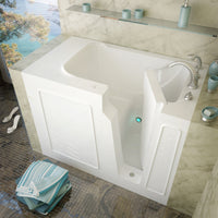 Thumbnail for MediTub 2952RWS Walk-In 29 x 52 Right Drain White Soaking Walk-In Bathtub Walk In Tubs MediTub 