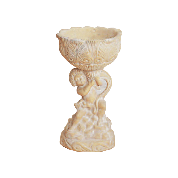 Capri Cherub Cast Stone Outdoor Garden Planter Planter Tuscan 