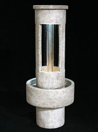 Thumbnail for Cylinder Rain Fountain Tall Fountain Fiore Stone 