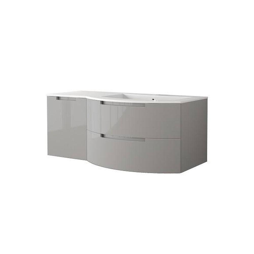 Latoscana Oasi 43" Grey Modern Glossy Bathroom Vanity Vanity Latoscana 