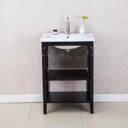 Eviva Tiblisi 24″ Modern/Transitional Bathroom Vanity with White Porcelain Sink Vanity Eviva 