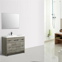 Thumbnail for Eviva Lugano 48″ Modern Bathroom Vanity w/ White Integrated Top Vanity Eviva 