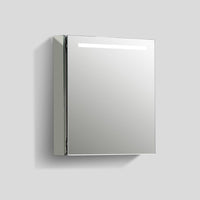 Thumbnail for Eviva Lazy 24 inch all mirror wall mount/recessed medicine cabinet with LED lights Bathroom Vanity Eviva 