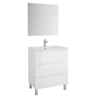Thumbnail for Eviva Vigo 28″ White Bathroom Vanity With White Integrated Porcelain Sink Vanity Eviva 