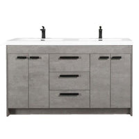 Thumbnail for Eviva Lugano 72″ Modern Double Sink Bathroom Vanity w/ White Integrated Top Vanity Eviva 