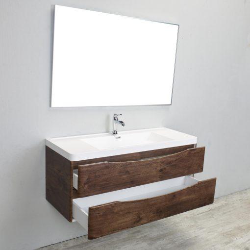 Eviva Smile 48″ Wall Mount Modern Bathroom Vanity w/ White Integrated Top Bathroom Vanity Eviva 