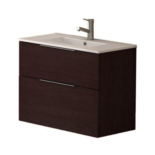 Eviva Galsaky 24″ Modern Bathroom Vanity Wall Mount with White Integrated Porcelain Sink Vanity Eviva 