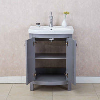 Thumbnail for Eviva Jersey 24″ Transitional Bathroom Vanity with White Porcelain Sink Vanity Eviva 