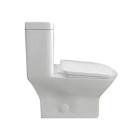 Thumbnail for Eviva Storm® Elongated Cotton White One Piece Toilet with Soft Closing Seat Cover, High efficiency, Water Sense & CUPC certified with the united states plumbing standards Toilets Eviva 