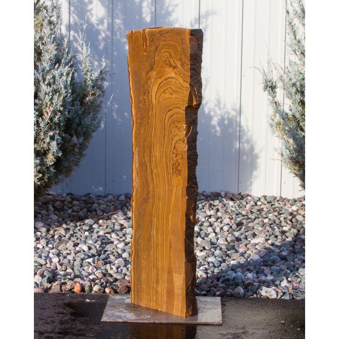 Real Stone Fountains BTTBK048 Darkwood Sandstone Artisan Rock Fountain Fountain Blue Thumb 