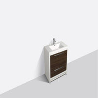 Thumbnail for Eviva Grace 30 in. White Bathroom Vanity with White Integrated Acrylic Countertop Vanity Eviva 