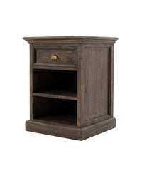 Thumbnail for NovaSolo Halifax T764 BedsideTable with shelves Bedside Table NovaSolo 