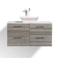 Thumbnail for Eviva Luxury 40 inch bathroom vanity with Porcelain vessel sink Vanity Eviva 