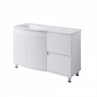Thumbnail for Eviva Boston 48 Inch White Free-Standing Bathroom Vanity Bathroom Vanity Eviva 