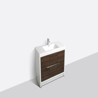 Thumbnail for Eviva Grace 36 in. White Bathroom Vanity with White Integrated Acrylic Countertop Vanity Eviva 