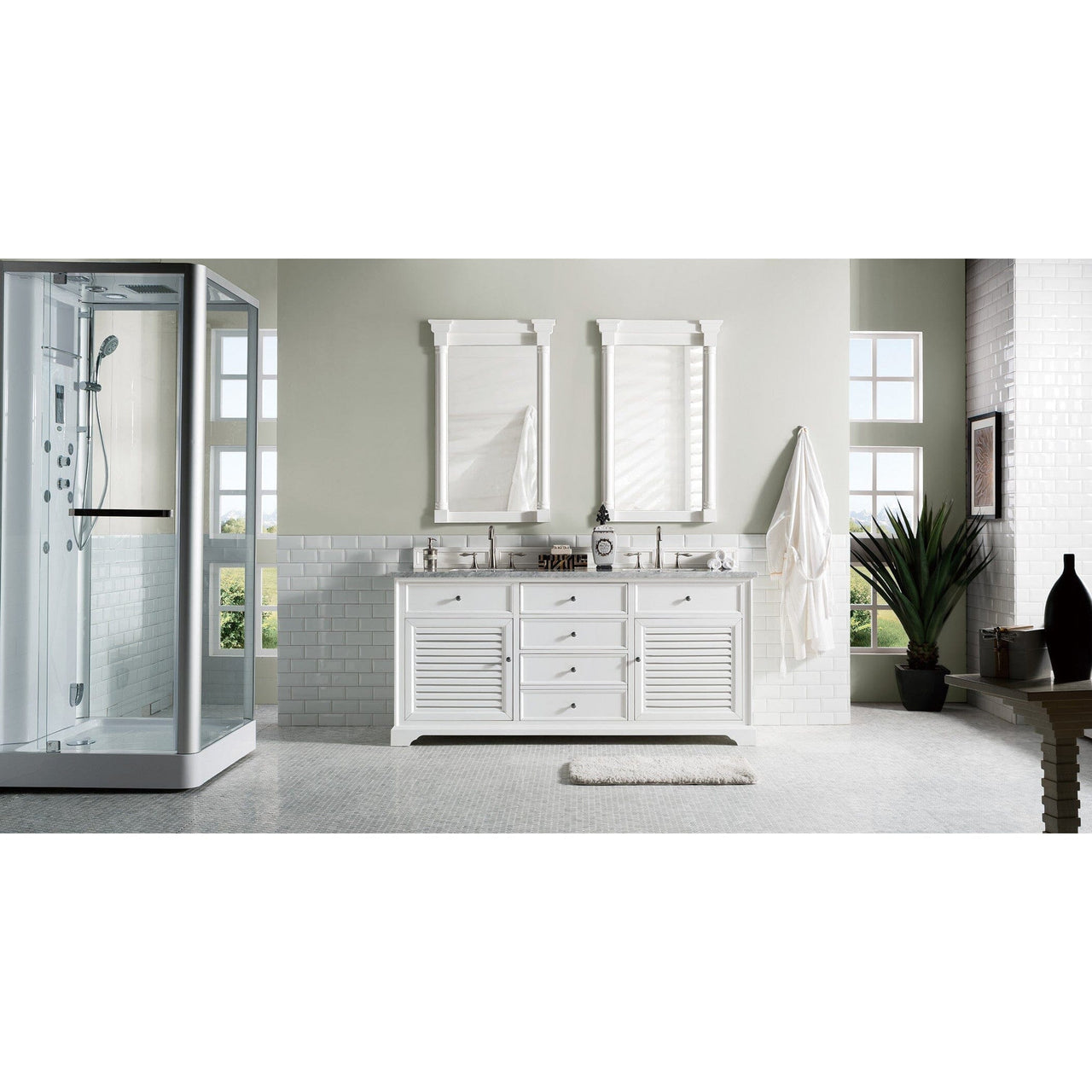 James Martin Savannah 72" Double Vanity Vanity James Martin 