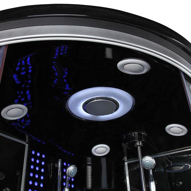 Maya Bath Siena-Black-Right Steam Shower Steam Shower Maya Bath 