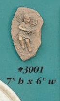 Winter Angel Ruin Plaque Cast Stone Outdoor Asian Collection Accessories Tuscan 