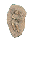 Winter Angel Ruin Plaque Cast Stone Outdoor Asian Collection Accessories Tuscan 