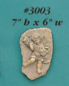 Summer Angel Ruin Plaque Cast Stone Outdoor Asian Collection Accessories Tuscan 