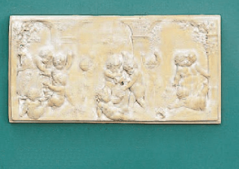 Wine Festival Cast Stone Outdoor Asian Collection Wall Ornament Tuscan 