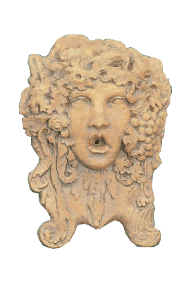 Wine Goddess Cast Stone Outdoor Asian Collection Wall Ornament Tuscan 