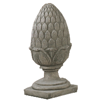 Thumbnail for Pineapple Fineal Cast Stone Outdoor Asian Collection Accessories Tuscan 