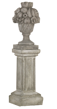 Thumbnail for Fruit Basket Large Cast Stone Outdoor Asian Collection Statues Collection Tuscan 