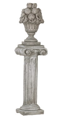 Thumbnail for Fruit Basket Medium Cast Stone Outdoor Asian Collection Statues Collection Tuscan 