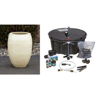 Thumbnail for One of a Kind FNT3026 Ceramic Vase Complete Fountain Kit Vase Fountain Blue Thumb 