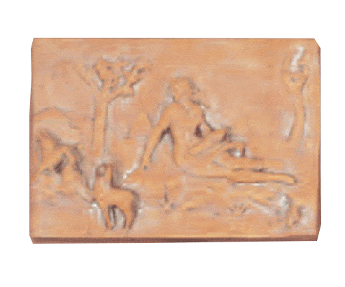 Season Plaque Cast Stone Outdoor Asian Collection Wall Ornament Tuscan Spring Natural (N) 
