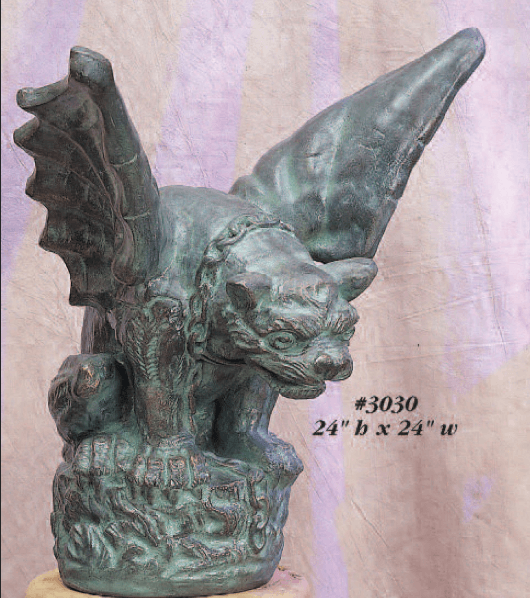 Florentine Gargoyle Large Cast Stone Outdoor Asian Collection Statues Tuscan 