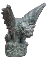 Thumbnail for Florentine Gargoyle Large Cast Stone Outdoor Asian Collection Statues Tuscan 