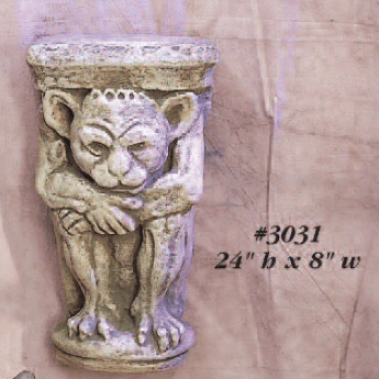 Gargoyle Corbel Cast Stone Outdoor Asian Collection Statues Tuscan 