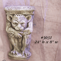 Thumbnail for Gargoyle Corbel Cast Stone Outdoor Asian Collection Statues Tuscan 