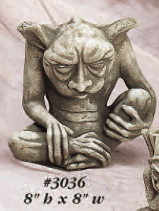 Ugly Gargoyle Cast Stone Outdoor Asian Collection Statues Tuscan 