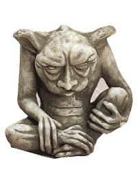 Thumbnail for Ugly Gargoyle Cast Stone Outdoor Asian Collection Statues Tuscan 