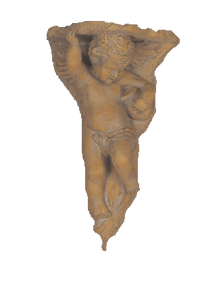 Thumbnail for Cherub Corbel Cast Stone Outdoor Asian Collection Wall Ornament Tuscan 
