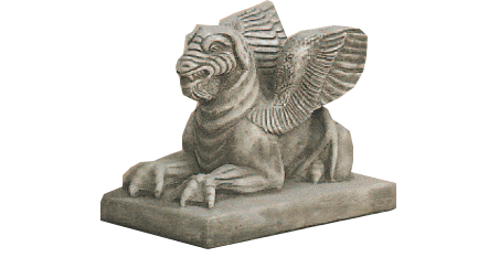 Griffen Statue Cast Stone Outdoor Asian Collection Statues Collection Tuscan 