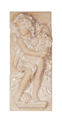 Thumbnail for Bas Relief Cast Stone Outdoor Asian Collection Wall Ornament Tuscan Autumn Natural (N) 