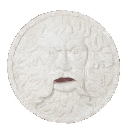 Zeus Cast Stone Outdoor Asian Collection Wall Ornament Tuscan 