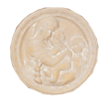 Mary and Children Cast Stone Outdoor Asian Collection Wall Ornament Tuscan 