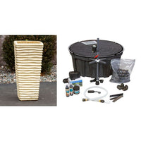 Thumbnail for Luna FNT3052 Ceramic Vase Complete Fountain Kit Vase Fountain Blue Thumb 