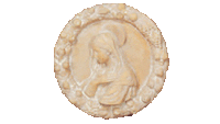 Thumbnail for Della Robbia Madonna Cast Stone Outdoor Asian Collection Wall Ornament Tuscan 